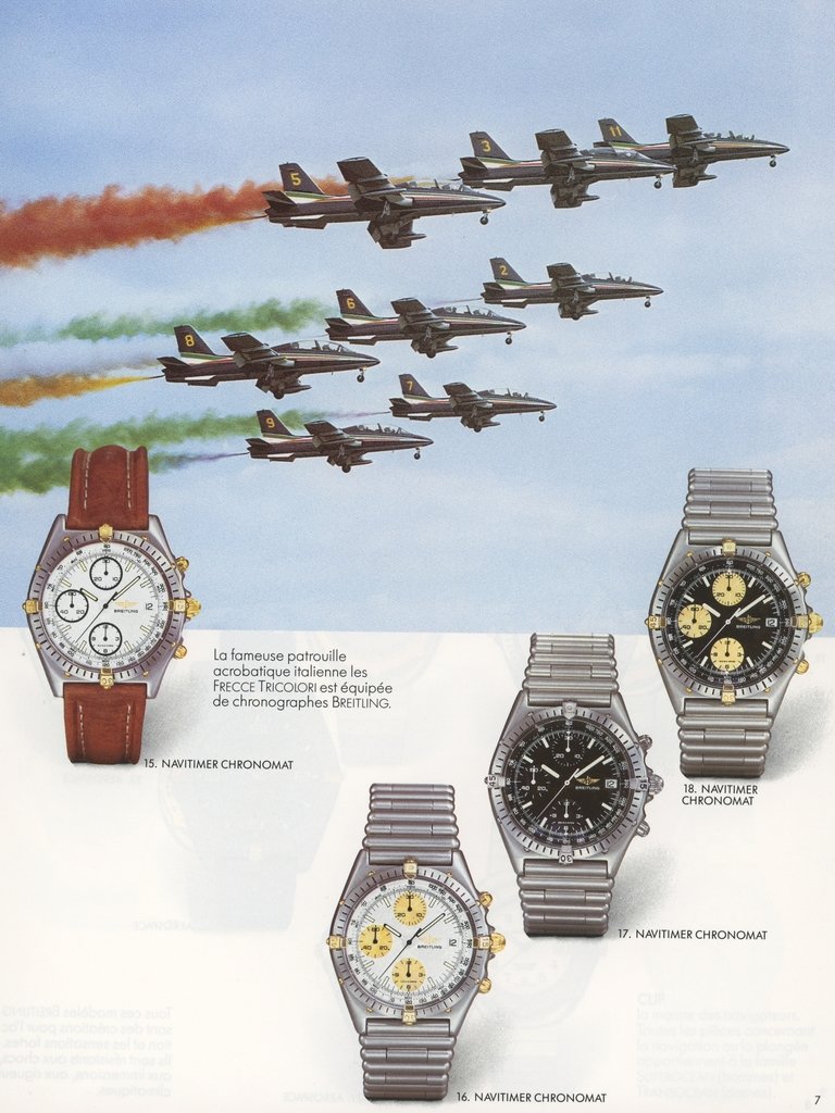 1984年 – 机械计时腕表（CHRONOMAT）